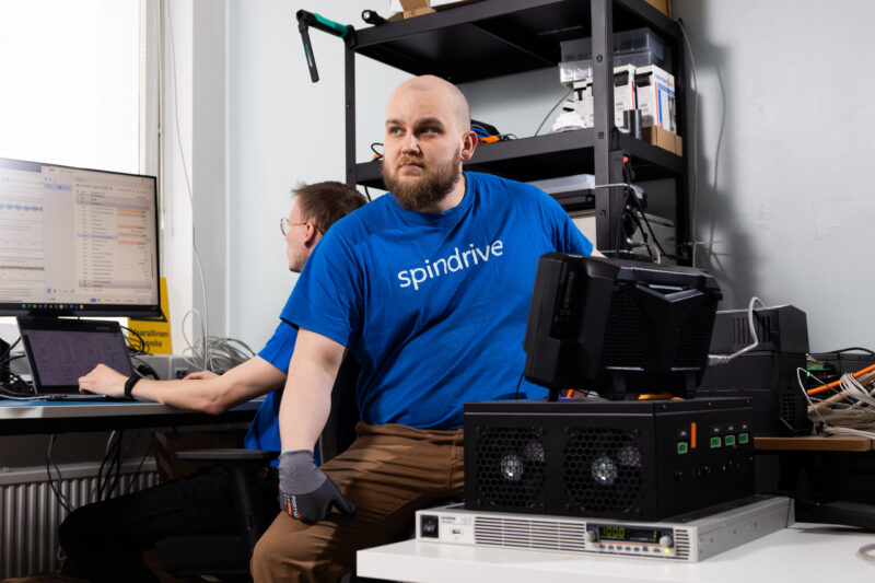 SpinDrive expert thinking during the testing process