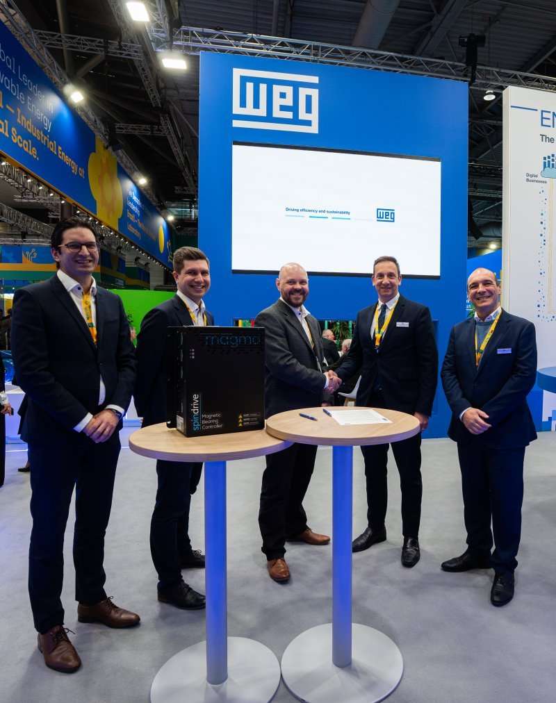 group pic of SpinDrive leadership and WEG's leadership