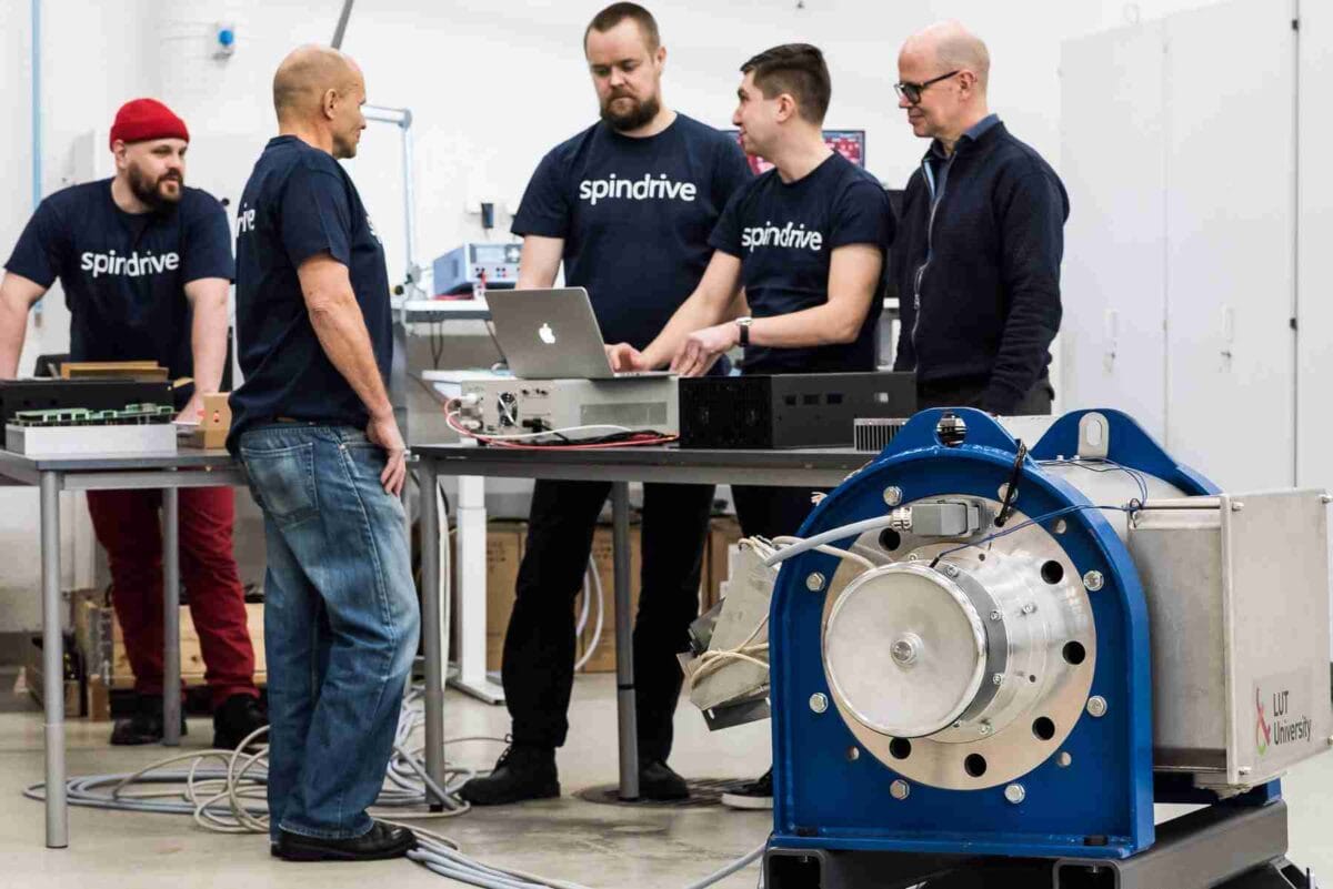 SpinDrive team working together