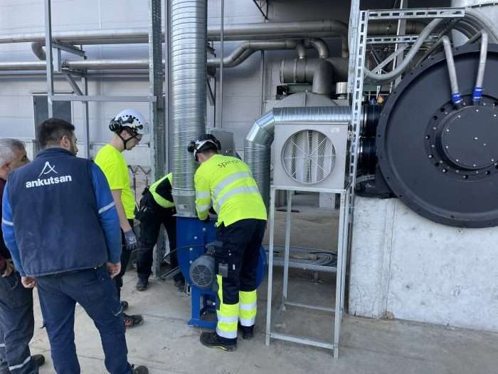 SpinDrive commissioning at the customer’s site